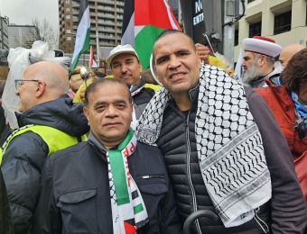Gaza Protest Harbour Bridge Sydney