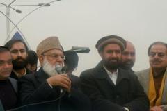 Gen Gul Qazi Hussain with Shakil Ahmad at D Chock Protest