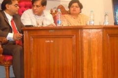 Shakil Ahmad at a function to address at Fatimah Jinnah University