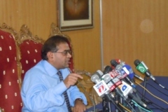 Press Conference by Shakil Ahmad at Press Club ISB