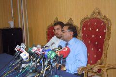 Press Conference by Shakil Ahmad at Press Club ISB